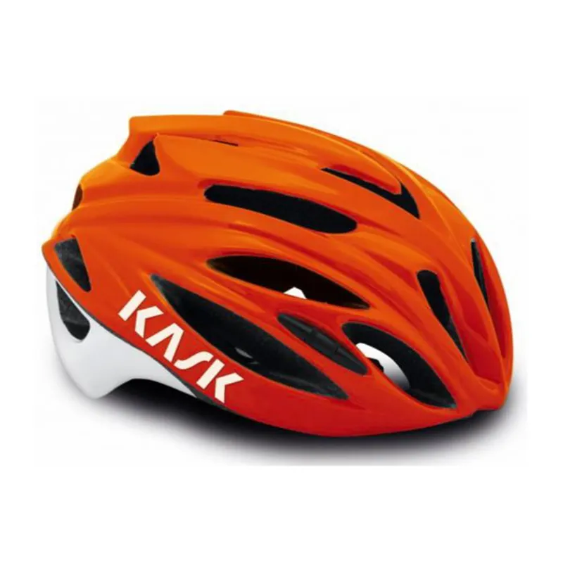 2022 Kask Rapido - Road Helmet - Orange / White